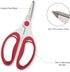 Precision Detail Paper Cutting Craft Scissors, Small Embroidery Sewing Scissors, Sharp Small Blade for Detail Cutting, Ergonomic Comfortable Handl...