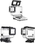 Waterproof housing case for GroPro Hero 5 6 7 Black action camera with underwater photography filters - Red, Light Red and Magenta; Straight-in De...