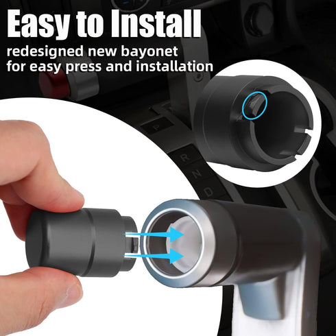 Transmission Shifter Button Knob, Gear Shift Handle Button for Hummer H2 & H2 SUT 2003 to 2009, CNC Aluminum Alloy Anti-Rust Durable for Hummer Ac...