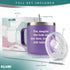 KLUBI Funny Mugs for Women- Yet Despite the Look on My Face Purple 14oz Stainless Steel Coffee Tumbler with Lid - Cute Idea for Sarcastic, Sarcasm...