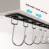2PCS Utensil Racks with 8 Hooks 17 Inch Kitchen Utensil Holders Hanging Utensil Rack Multifunctional (17 inch)...