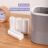 100 Pack Small Garbage Bags - White - Perfect for Desktop Trash Cans - Odorless...