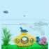 Fish Tank Decoration Wreck Undersea Boat Aquarium Ornament Broken Submarine Fish Shrimp Hiding Home Decoration Pet Supplies...