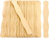 50 Sticks, 8 Inch Jumbo Wavy Craft Sticks for Fan Handles, Wedding Fans, Kids Crafts, DIY Auction Paddles, Natural Wood Popsicle Sticks by CraftyS...