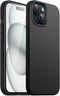 JETech Silicone Case for iPhone 15 6.1-Inch, Silky-Soft Touch Full-Body Protective Phone Case, Shockproof Cover (Black)...