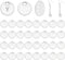 PH PandaHall 100 Pcs 304 Stainless Steel Flat Round Blank Stamping Tag Pendants Charms Diameter 8mm for Jewelry Making...