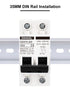 30 Amp 12V-400V AC DC Miniature Circuit Breakers (10A 15A 20A 25A 40A 50A 60A Optional) for Solar Panel PV System - Disconnect Switch, AC 110V DIN...