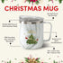 VAHDAM Christmas Mug, Christmas Gifts For Women, Men & Adults | Stainless Steel, Vacuum Insulated Coffee Mug with Lid - 10 oz | Christmas Gifts 20...