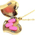 Amour Heart Pill Necklace - Polished Heart Locket with Strong Magnetic Closure - Medication Necklace - Keep Your Medication Securely with You at A...