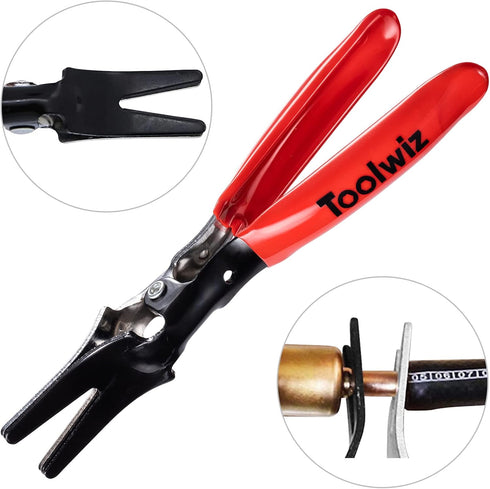 Toolwiz Automobile Hose Removal Pliers, Auto Fuel, and Vacuum Line Tube Hose Remover Pliers, Separator Tools Pipe Repairing Tool for Marine, Oil, ...