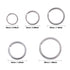 Swpeet 60 Pcs Assorted Multi-Purpose Metal Keychain Rings Split Keyrings Flat O Ring for Home Car Keys Attachments Keys Pendants - 20mm, 25mm, 30m...