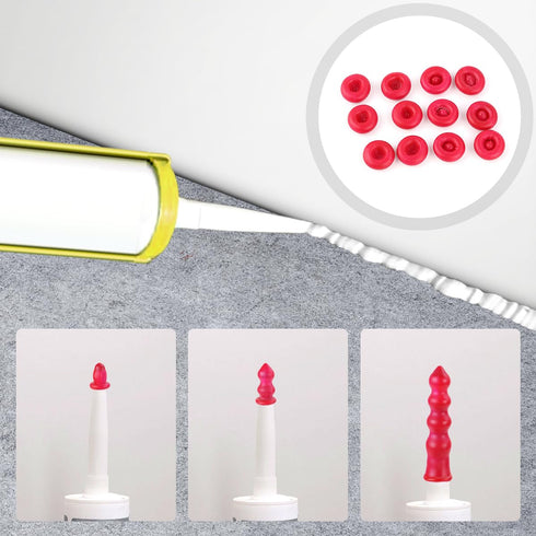 Caulk Cap Caulk Saver Cap, Universal Fit Caulk Tube Latex Sealing Caps for Sealing and Preserving, Caulk Saver Sealer Caps for Caulk, Silicone, Ro...