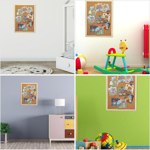 STOBOK 1 Set Decor Cork Board Office Bulletin Board Wall Notice Board Corkboards for Wall Office Notice Board Message Board Billboard Photo Wall H...