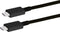 GE 6.5 ft. USB Type C Cable, USB-C to USB-C Charging Cable, Compatible with iPad Pro, MacBook Pro, Samsung Galaxy S10 S9 Note 9 8 S8 Plus, Black, ...