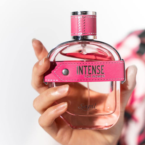 Sapil Perfumes “Intense for Women” – Long lasting, enticing scent for everyday from Dubai – Fruity Floral scent – EDP – 3.4 Oz (100 ml)...