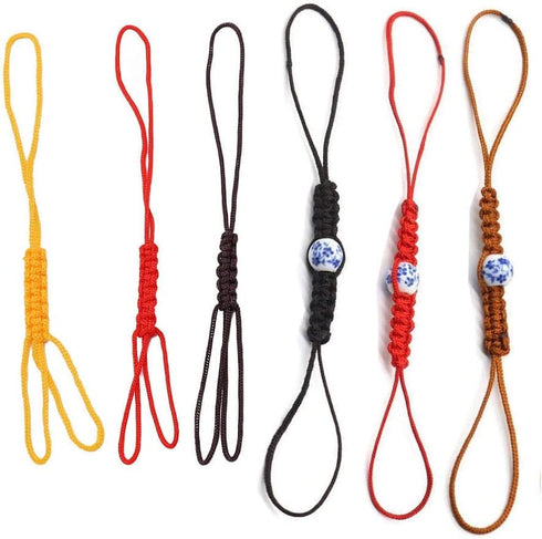6 Pack Teapot Rope Hand-Woven Glass Kettle Ropes Ceramic Teapots Lid Anti-drop Cord Wire Yixing Clay Pot Handle Tied Rope Anti-fall Lids Ropes Por...