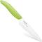 Kyocera Advanced Ceramic Revolution Series 4.5-inch Utility Knife, Green Handle, White Blade...