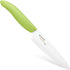 Kyocera Advanced Ceramic Revolution Series 4.5-inch Utility Knife, Green Handle, White Blade...