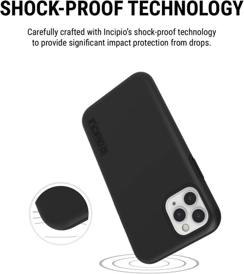 Incipio DualPro Dual Layer Case for Apple iPhone 11 Pro with Flexible Shock-Absorbing Drop-Protection - Black...