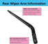 Rear Wiper Blade Arm Set Replacement for Toyota Prius 2010-2015 Back Glass Wipers, Factory OE Style Rear Windshield Wiper Arm & Wiper Blade 852414...