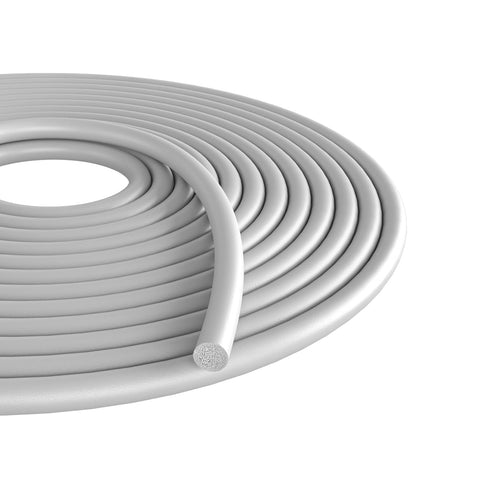 Backer Rod Caulk Saver for Gaps and Joint Concrete Filling, EPDM Rubber Backing Rod Joint Filler (3/8" Diameter x 16.4' Length, Gray)...