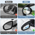 1797 Blind Spot Mirrors 2 Pack Side Mirror Rain Guard for Car Rear View Round Adjustable Convex Carbon Fiber Exterior Accessories Reverse Change L...