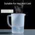 Toguma 2.2 Liter Plastic Water Pitcher Large-Capacity Household Water Jug with Lid, Beverage Container for Hot Cold Juice Tea (Transparent green)...