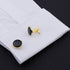 8 Pieces Men Round Cufflinks and Button Studs Set,Cuff Links for Formal Business Wedding Tuxedo Shirt Accessories...