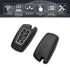TANGSEN Smart Key Fob Case Cover Compatible with BMW 1 3 4 5 6 7 Series GT3 GT5 M5 M6 X3 X4 3 4 Button Keyless Entry Remote 3D Twill Weave Carbon ...