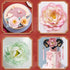 SK 5-Piece Peony Fondant Cutters Set Sugarcraft Modeling Tools Kit for Cake Decoration Black...