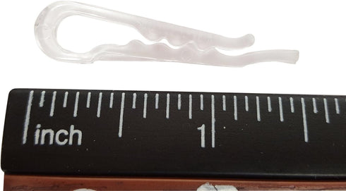 U Shape Clear Durable Plastic Alligator Clips Shirts Folding Ties Socks Pants Hold Garments in Place (500 Alligator Clips)...