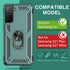 Case for Samsung Galaxy S21 5G Case Rugged Military Grade Heavy Duty Armor Shockproof Anti-Drop Galaxy S21 Phone Case Holder Kickstand Shell for S...