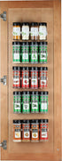 Spice Rack 36 Spice Gripper- Spice Racks Strips Cabinet Cabinet Door - Use Spice Clips for Spice Organizer - Stick or Screw Spice Storage Spice Cl...