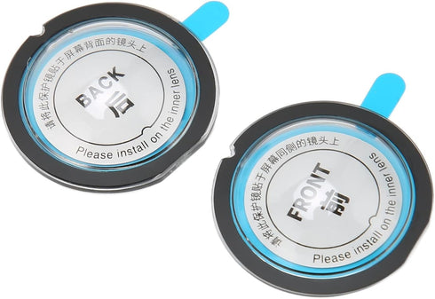 Camera Lens Guard PC Protective Cover, Dual Lens Guards, Adhesive Lens Mirror for Insta360 X3 Panoramic Camera...