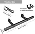 Bicycle handlebar, bicycle handlebar extender 11.8in, multifunctional aluminum alloy bracket extension, handlebar extension rack, used for compute...