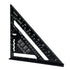 7 inch Rafter Square Aluminum Alloy Double Scale Triangle Ruler Angle Ruler Carpenter Triangle Square Rafter Tool Mensurement Tool for Woodworking...