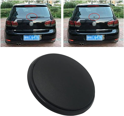 Rear Wiper Delete Plug Cap Kit Car Tailgate Waterproof Block Off (Black 46mm), 46mm/1.81''...