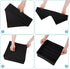 Boudar Black Foldable Dresser Drawer Organizers Underwear Organizer Dividers?5 Cell Foldable Storage Boxes Drawer under Cabinet Organizer for Bra,...