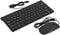 Mini Wired Keyboard and Mouse Set Compact Size, Light Weight, Ultra-Thin Design USB Keyboard Optical Mouse Combo for PC Laptop(Black)...