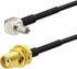 Superbat SMA to TS9 Cable Pigtail SMA Female to TS9 90 Degree External Antenna Adapter Cable for MiFi Router USB Modem & MiFi Hotspot Dongle (6" R...
