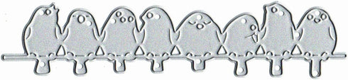 Lots Cute Birds Metal Die Cuts for Card Making,Christmas Flower Frame Bird Card Cutting Dies Cut Stencils DIY Scrapbooking Album Decorative Emboss...