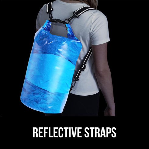 Gorilla Gear Heavy Duty 100% Waterproof IPX 6 Dry Bag, Tear and Puncture Resistant Bags Kayaking Boating Hiking Camping Swimming Water Sports, Lig...