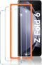 LYWHL 2-Pack Samsung Galaxy Z Fold 6 Screen Protector, Tempered Glass Front Screen Protector for Galaxy Z Fold 6 with Alignment Frame, Anti Scratc...