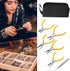 Jewelry Pliers, 5Pcs Professional Jewelry Pliers Tools Kit Includes Round Nose Pliers, Bent Nose Pliers, Needle Nose Pliers, Flat Nose Pliers for ...