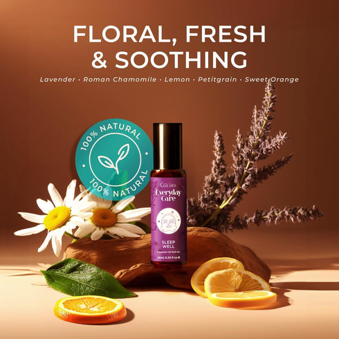 Gya Labs Sleep Well Essential Oil Roll on - 100% Pure Natural Aromatherapy Relax Oil for Women - Blend with Calming Chamomile & Relaxing Lavender ...