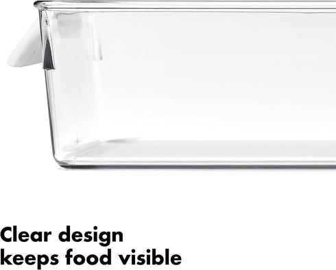 OXO Good Grips Fridge Organization Bin 8 in x 14 in - for Cheese, Meat, Fish and More...