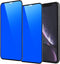 2 Piece Privacy Tempered Glass for iPhone XR/iPhone 11 6.1 inch Anti-blue Anti-Spy Screen Protector Mirror Blue...