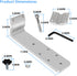 58182 Stow N' Go Grill Rail Mount Bracket, Compatible with Any Kuma Grill and RV Boat Camping Inside/Outboard 7/8" to 1-1/4" Round or 1-1/4" Squar...