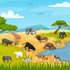 RUSON 12 Pcs Safari Animals Figures Toys, Realistic Mini Jungle Zoo Animal Figurines Cake Topper Toy Set Christmas Birthday Easter Egg Gift Party ...
