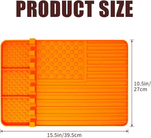 Silicone Griddle Tools Mat for Blackstone,Grill BBQ Caddy Utensils Holder for Kitchen,Cooking & Countertop,Large Spatula Mat with Drip Pad,Griddle...